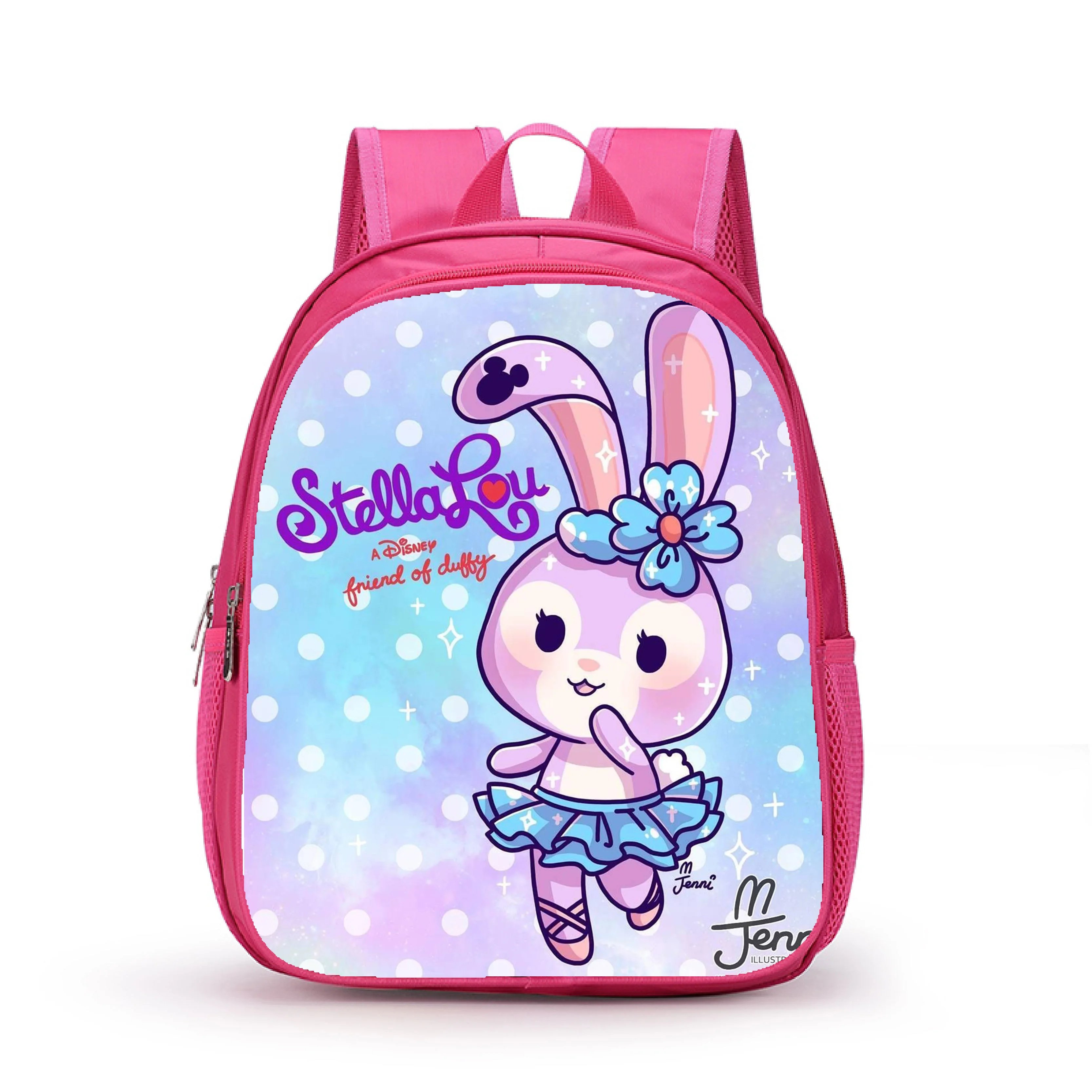 

12 inch Disney Linabell Stella Lou Kindergarten Infantile Small Backpack for Kids Baby Cartoon School Bags Children Gift