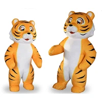 giant walking mascot inflatable tiger costume adult full body cosplay dress marketing animal blow up suit stage wear garment