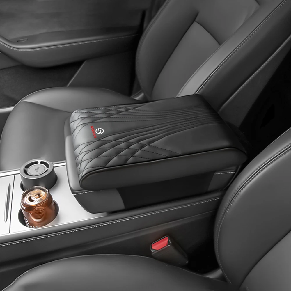 Украшение автомобиля подлокотник для центральной консоли коврики нескользящая