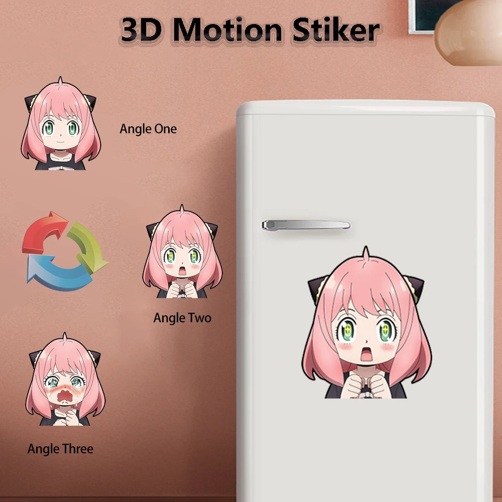 3D наклейки с персонажами мультфильма Шпион х самоклеящиеся водонепроницаемые