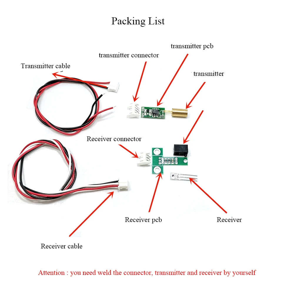 Лазерный детектор с сигнализацией макс. 20 м |