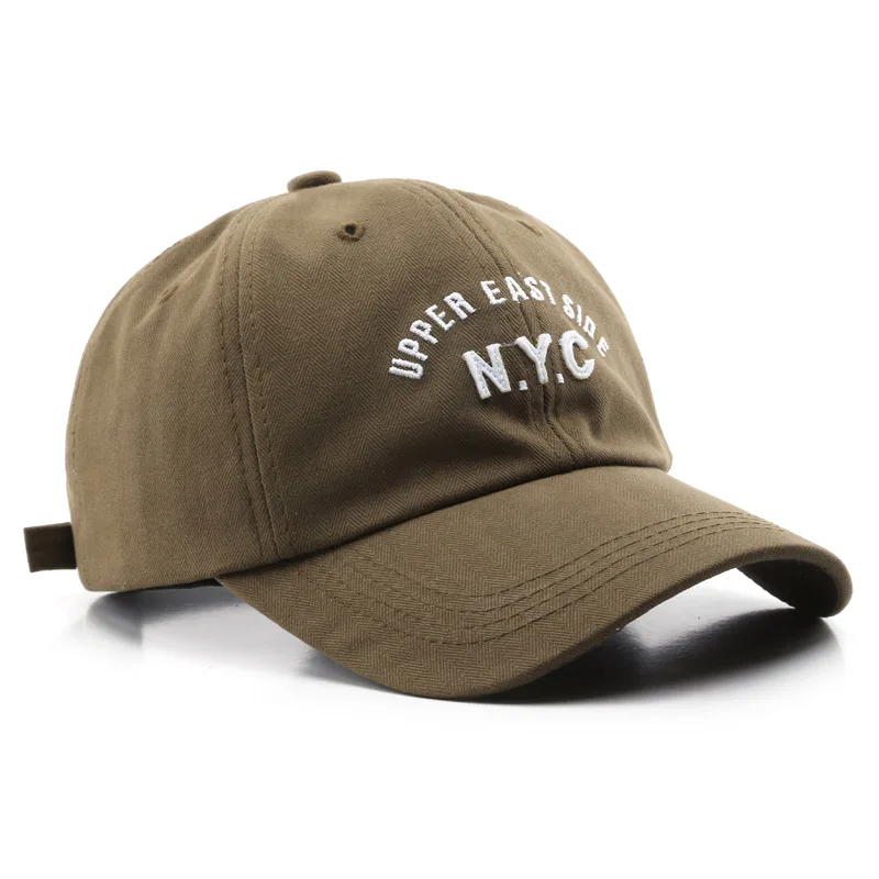 

Новинка, хлопковая бейсболка, модные головные уборы с надписью, NYC, летняя кепка с солнцезащитным козырьком, Повседневная Бейсболка, Кепка у...