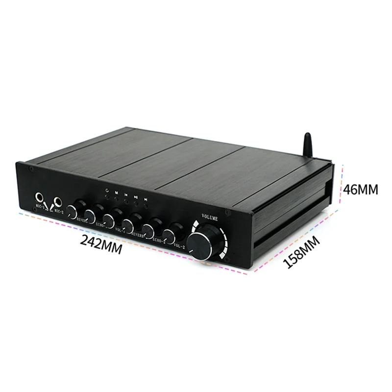 Усилитель Lyele Audio Tpa3255 для караоке усилитель класса D двойной микрофон вход