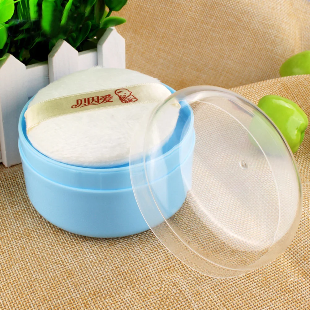 

Puff Body Container Talcum Baby Case Box After Bath Bottle Puffs Women Villus Loose Holder Sponge Dusting Dispenser Empty Kit