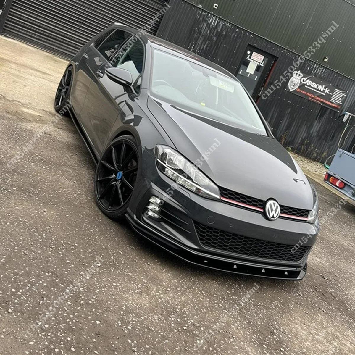 Передний бампер в стиле MAXTON спойлер для VW Golf 7.5 MK7.5 Facelift R GTI GTD GTE R-Line 2017-2020 комплект