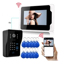 rainproof camera visual intercom two way audio remote unlock video door phone smart video intercom for home apartment security