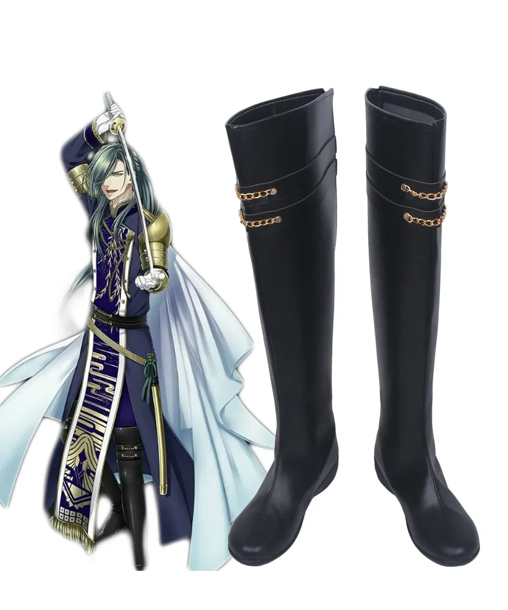 

Сделанные на заказ сапоги Touken Ranbu Nikkari Aoe для косплея обувь любого размера