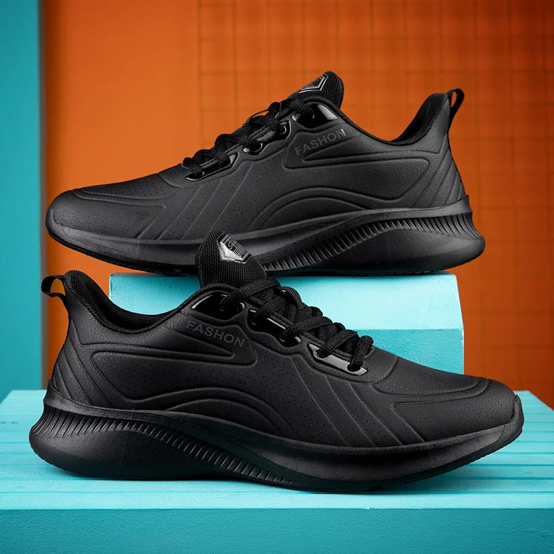 Abhoth Microfiber Men's Running Shoes Breathable Soft Mesh Lined Sneakers Outdoor Running Cushioning Sharp Turn Sports Shoes