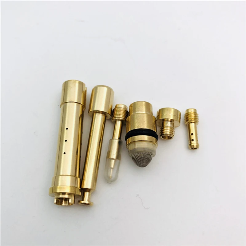 Ремкомплект карбюратора струйный игольчатый поплавковый клапан пилотный винт