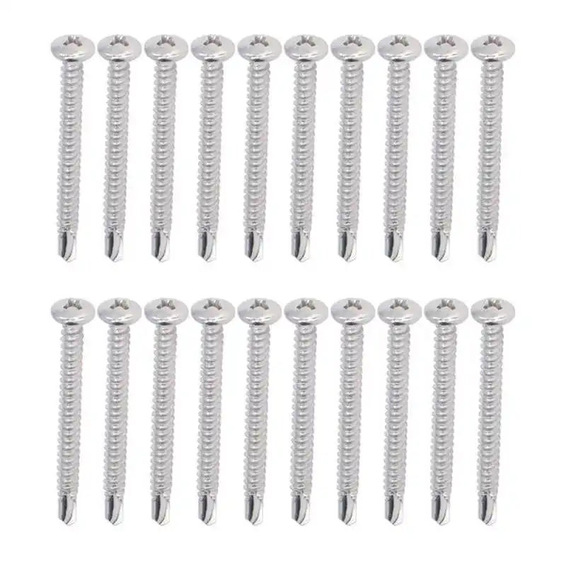 

Самосверлильные быстрорежущие винты с круглой головкой M4.8x50 без деформации для деревообработки