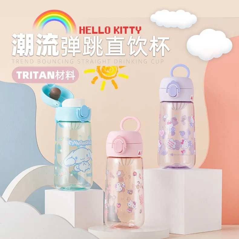 

Детская бутылка для воды sanrio, hello kitty, детская Термокружка, бесплатная доставка, для мам, детей, взрослых, для использования на открытом возду...