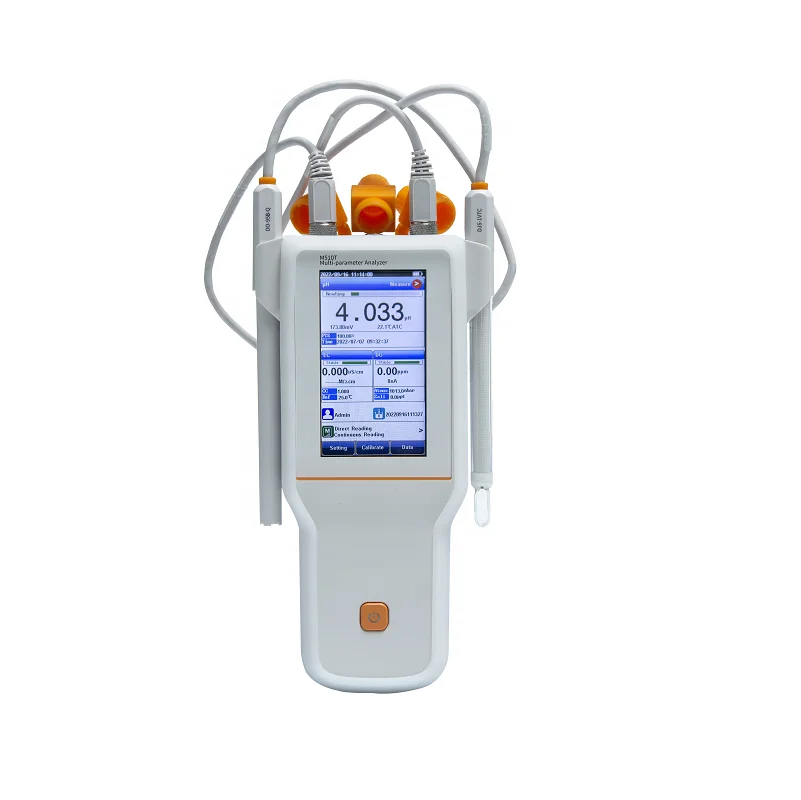 M510T Портативный анализатор качества воды 7 в 1 DO COND SALT PH TEMP TDS Многопараметрический