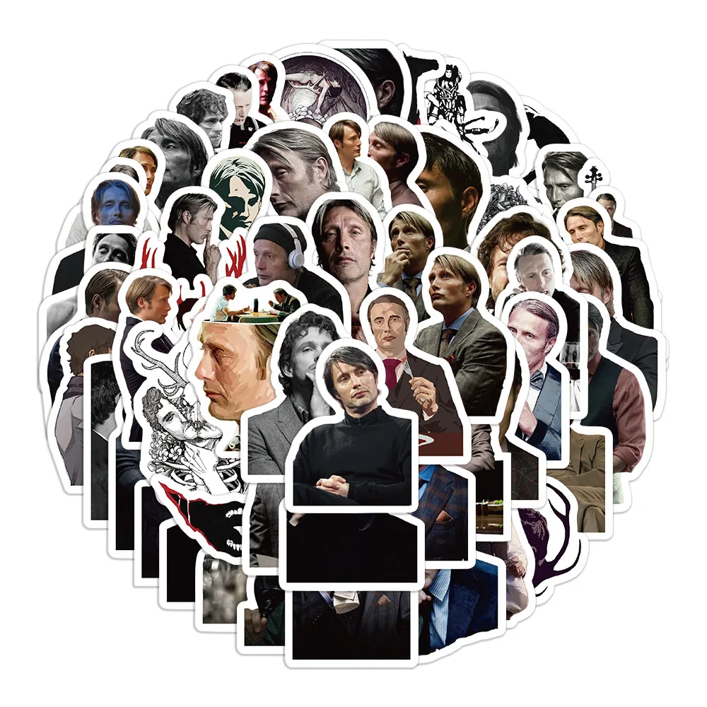 10/60 шт. декоративные водонепроницаемые наклейки Ганнибал