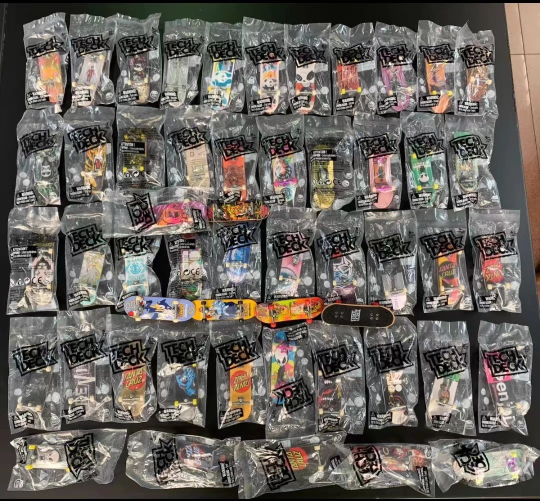 

20pcs Tech Fingerboard Deck 96mm Skateboard Model Collection Loose By Random