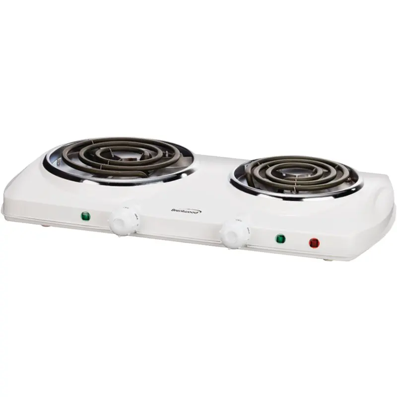 

1500w Double Burner, White