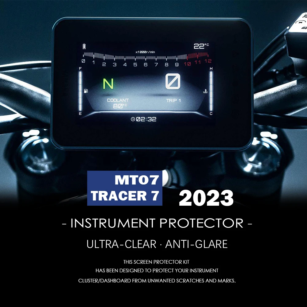 

Аксессуары MT07 для Yamaha Tracer 7 2023 Tracer7 MT 07 MT-07 защита для приборной панели мотоцикла от царапин защитный экран TFT ТПУ