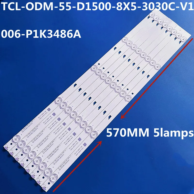 5 комплектов светодиодной ленты для подсветки 55D1600 D55E161 55L510U18 55FB3103 4C-LB550T-YHA 4C-LB550T-HR1