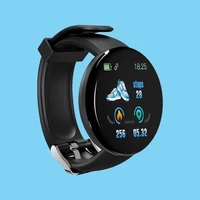sport watches d18 smartwatch for android ios men women heart rate clock blood pressure round smartwatches digital round watch