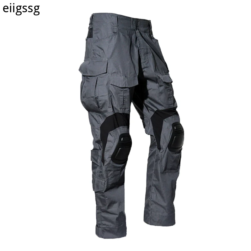 

Tactical Camouflage Military US Army Cargo Pants Work Clothing Combat Uniform Paintball Multi Pockets Airsoft Clothes Knee Pads
