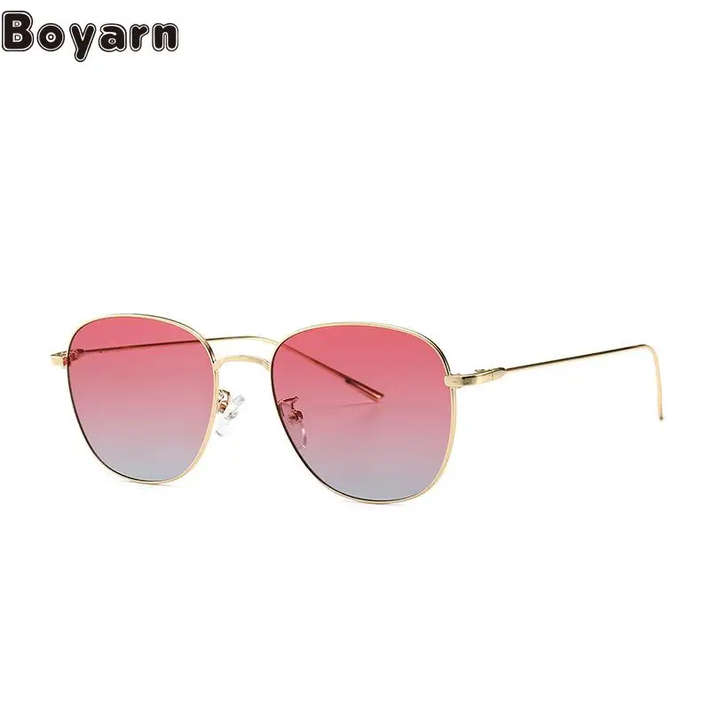 

Солнечные очки Boyarn с защитой UV400, специальное предложение, круглые Экспресс-очки, современные ретро звезды, модные уличные солнцезащитные очки для фотосъемки
