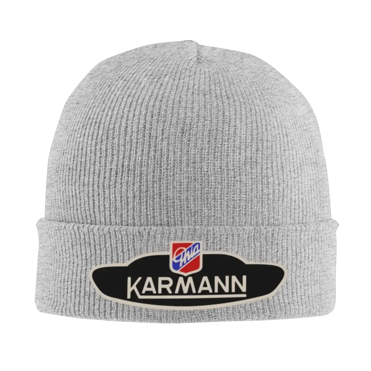 Теплая вязаная шапка с эмблемой Karmann Ghia шляпа в стиле хип-хоп осенне-зимние