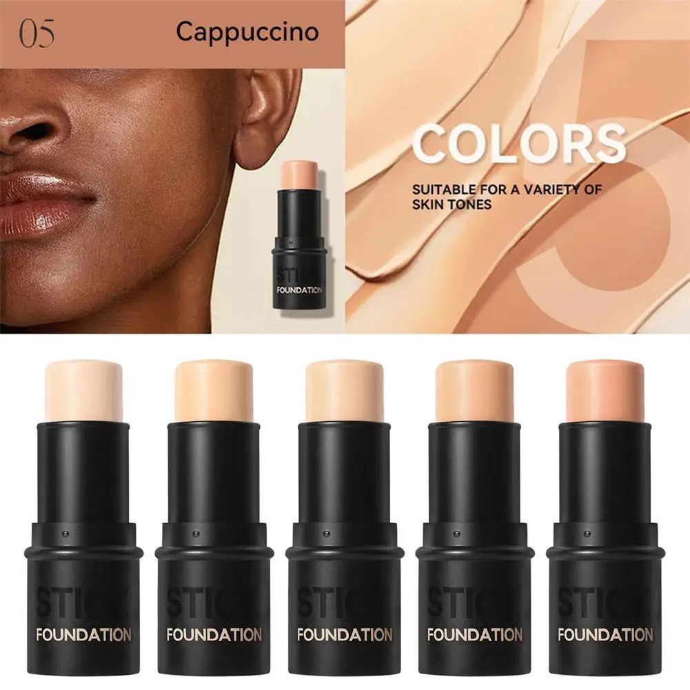 

DEROL Concealer Foundation Stick Oil Control Natural Isolation bb Cream Hydration Long-lasting Moisturizing Liquid Foundation