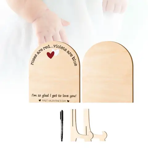 Деревянная табличка Footprint Art Sign Craft