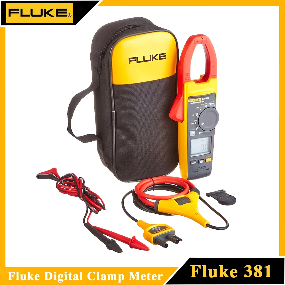 

Fluke 381 Remote Display True RMS Digital Clamp Meter 2500A Current Voltmeter Ammeter Pliers AC/DC Professional Electrician Tool