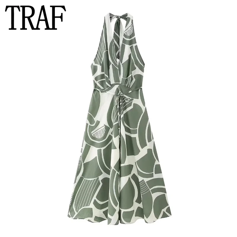 

Платье женское летнее длинное с открытыми плечами и открытой спиной