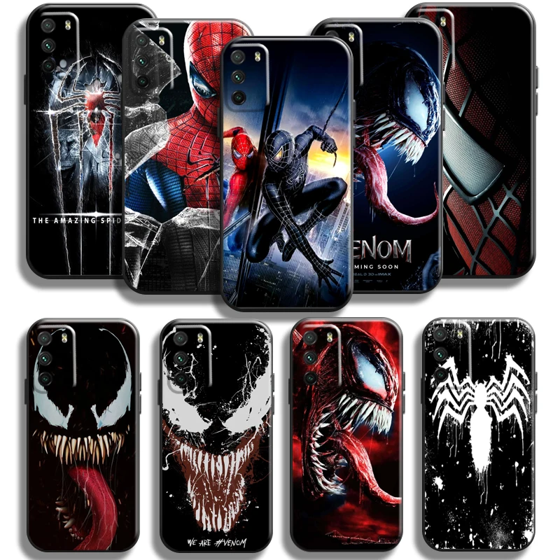 

Venom Spiderman For Xiaomi Poco X3 PRO X3 NFC X3 GT M3 M3 Pro 5G F3 GT Phone Case Soft Coque Silicone Cover Back Funda Carcasa