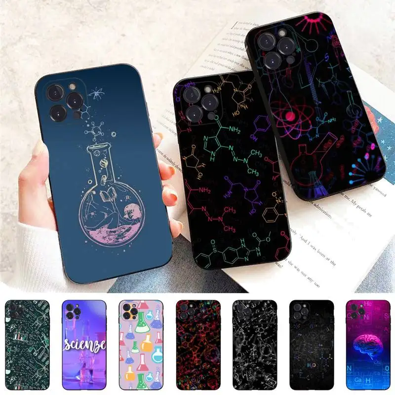 

Chemical experiment Phone Case For iPhone 6 7 8 Plus 11 12 13 14 Pro SE 2020 MAX Mini X XS XR Back Funda Cover