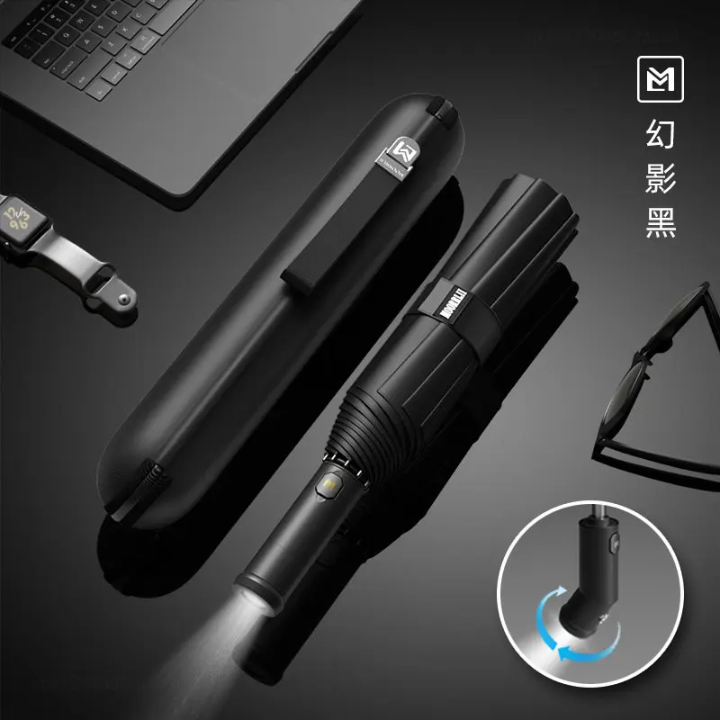 

Полностью автоматический зонт Youpin, трехскладной зонт, прочный, ветрозащитный, усадочный, искусственный, деловой зонт