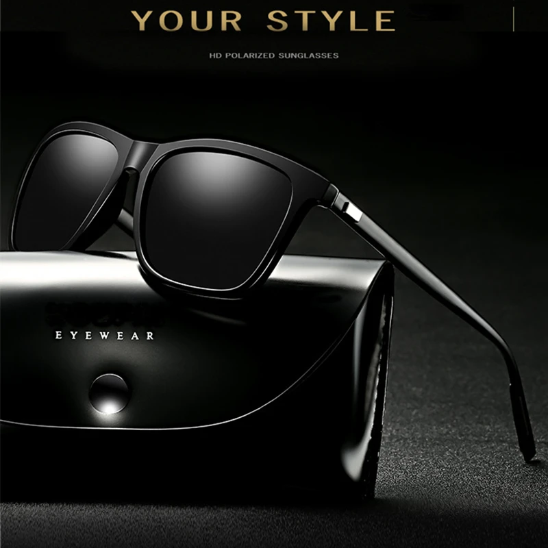 

Driving Polarized Sunglasses Designer Luxury Brand Square Sunglass Men Vintage Retro 2023 Trend Male Sun Glasses Shades For Men