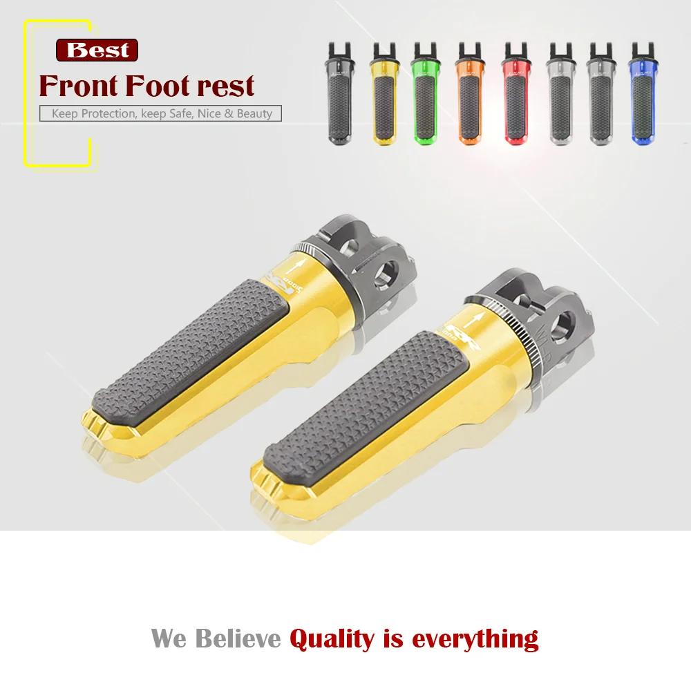 

Motorcycle Accesstories CNC Aluminum Front Foot Pegs Footrest Passenger Footpegs for BMW S1000RR S1000 RR S 1000 RR 2009-2020