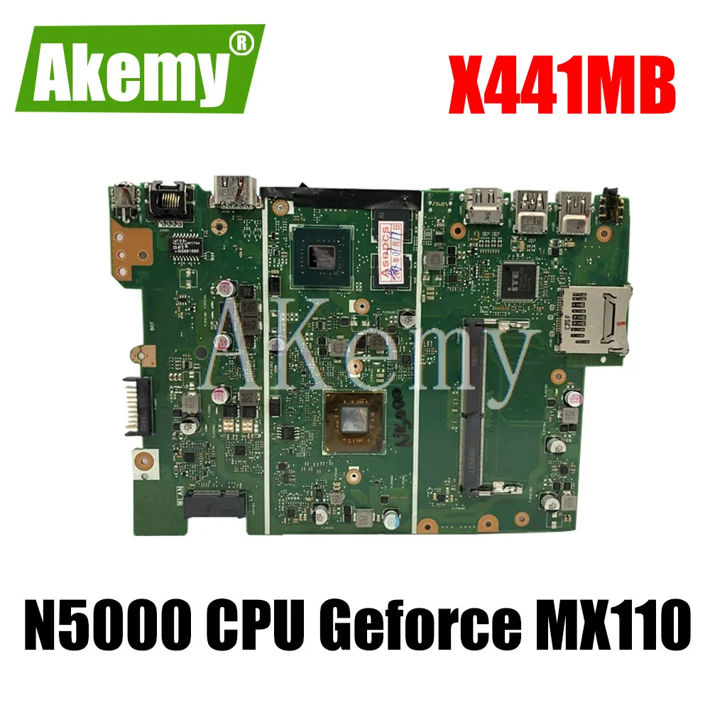 

Материнская плата Akemy для Asus X441 X441M X441MB Laotop, материнская плата X441MB с процессором N5000 Geforce MX110