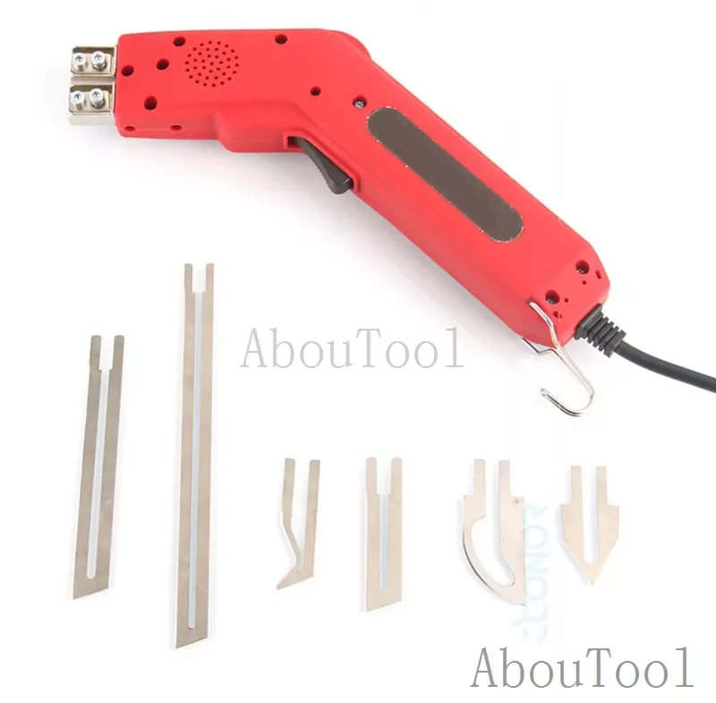 Thermal Cutter Hand Held Electric Hot Knife Heat Cutter Foam Thermal Cutting Tools Non-Woven Fabric Rope Curtain Heating Knife