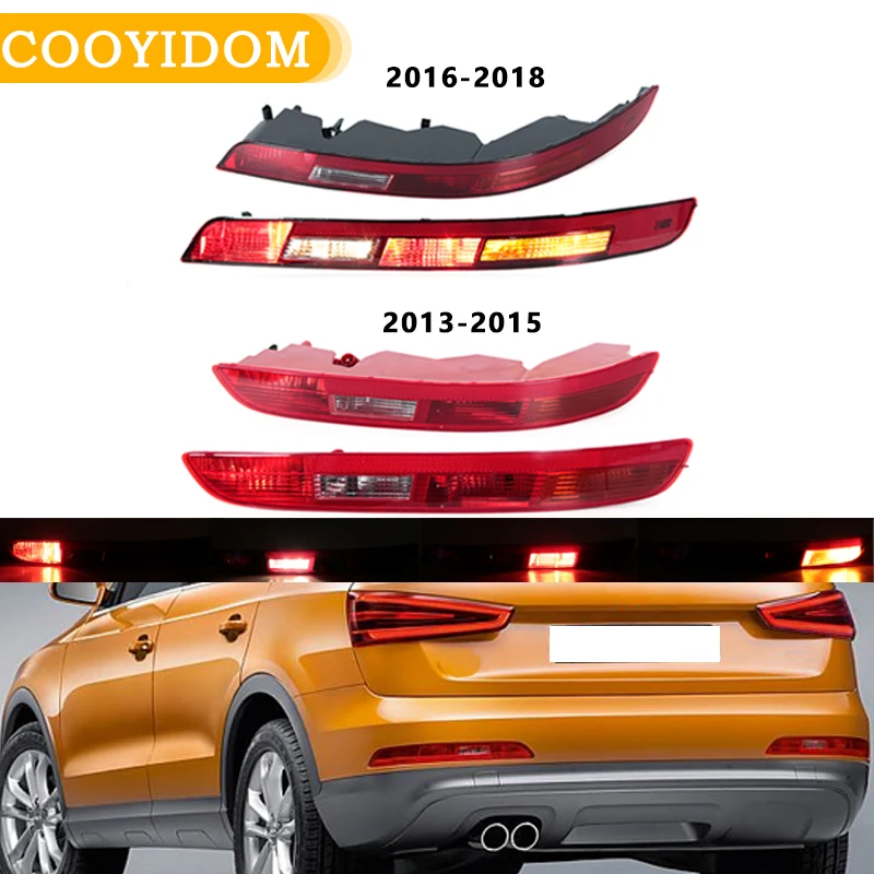 

Задний фонарь заднего бампера для Audi Q3 2013 2014 2015 2016-2018, автомобильный фонарь заднего хода, красный 8U0945096B 8U0945095B 8UD945096B