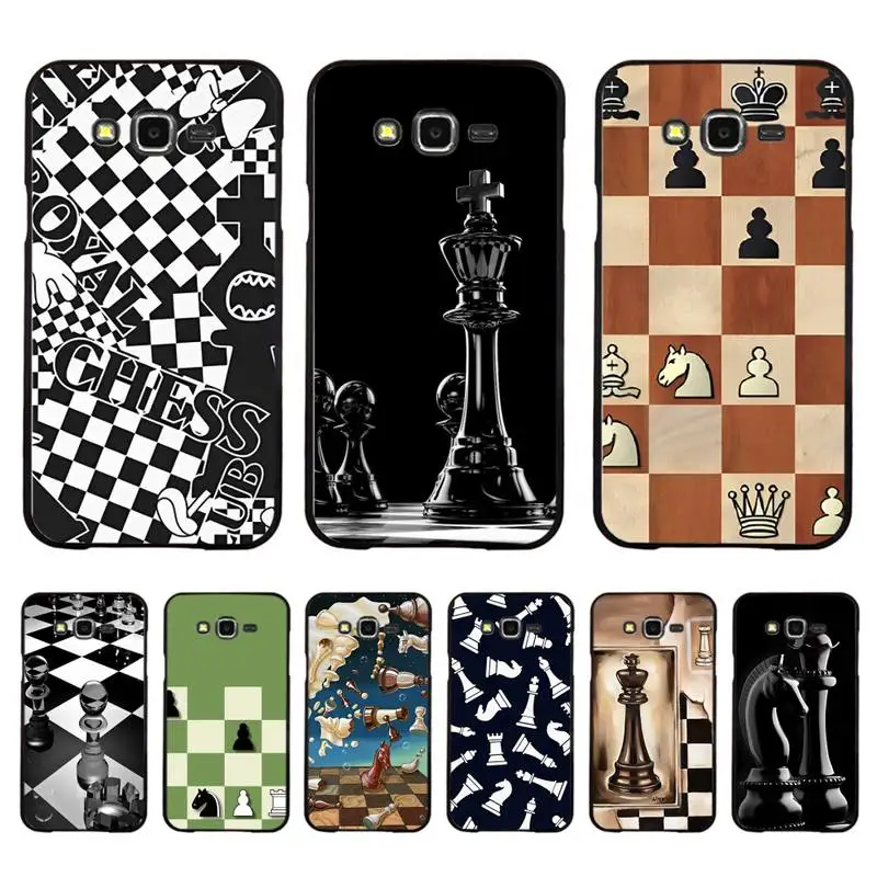 

Chess Board Pieces Phone Case For Samsung Galaxy J 4plus J6 J5 J72016 J7prime cover for J7Core J6plus Back Coque