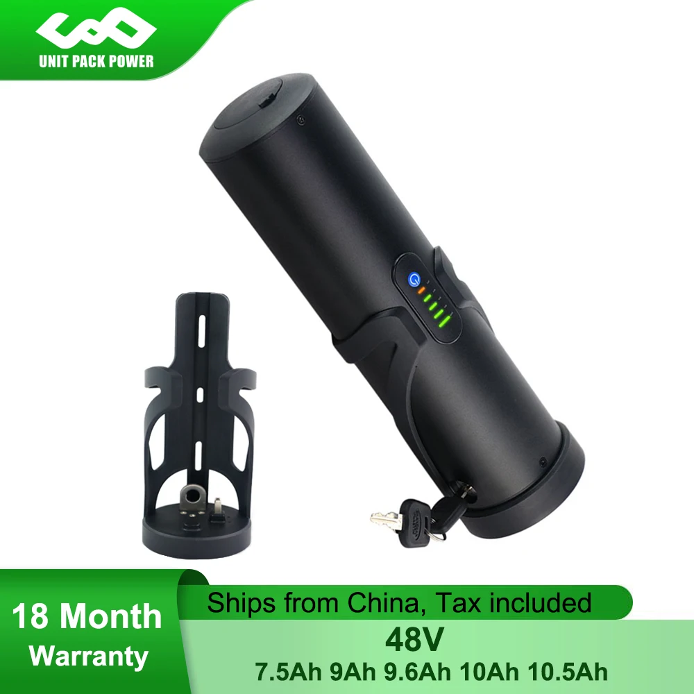 UPP мини бутылка батарея eBike 48V 10.5Ah 9Ah 7.5Ah с LG/Sanyo литиевая для Bafang 750W 500W 350W