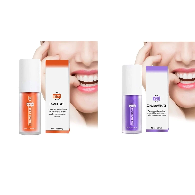 

Color Corrector Teeth Whitening Toothpastes Stain Removal Baking Soda Toothpaste Sensitive Teeth Whitening Enamel Safe