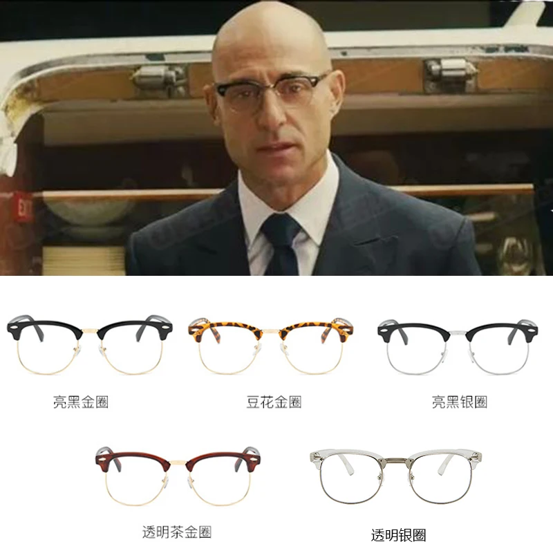 Очки Kingsman mark strong Merlin для косплея реквизит 2020 модные новые солнцезащитные очки в
