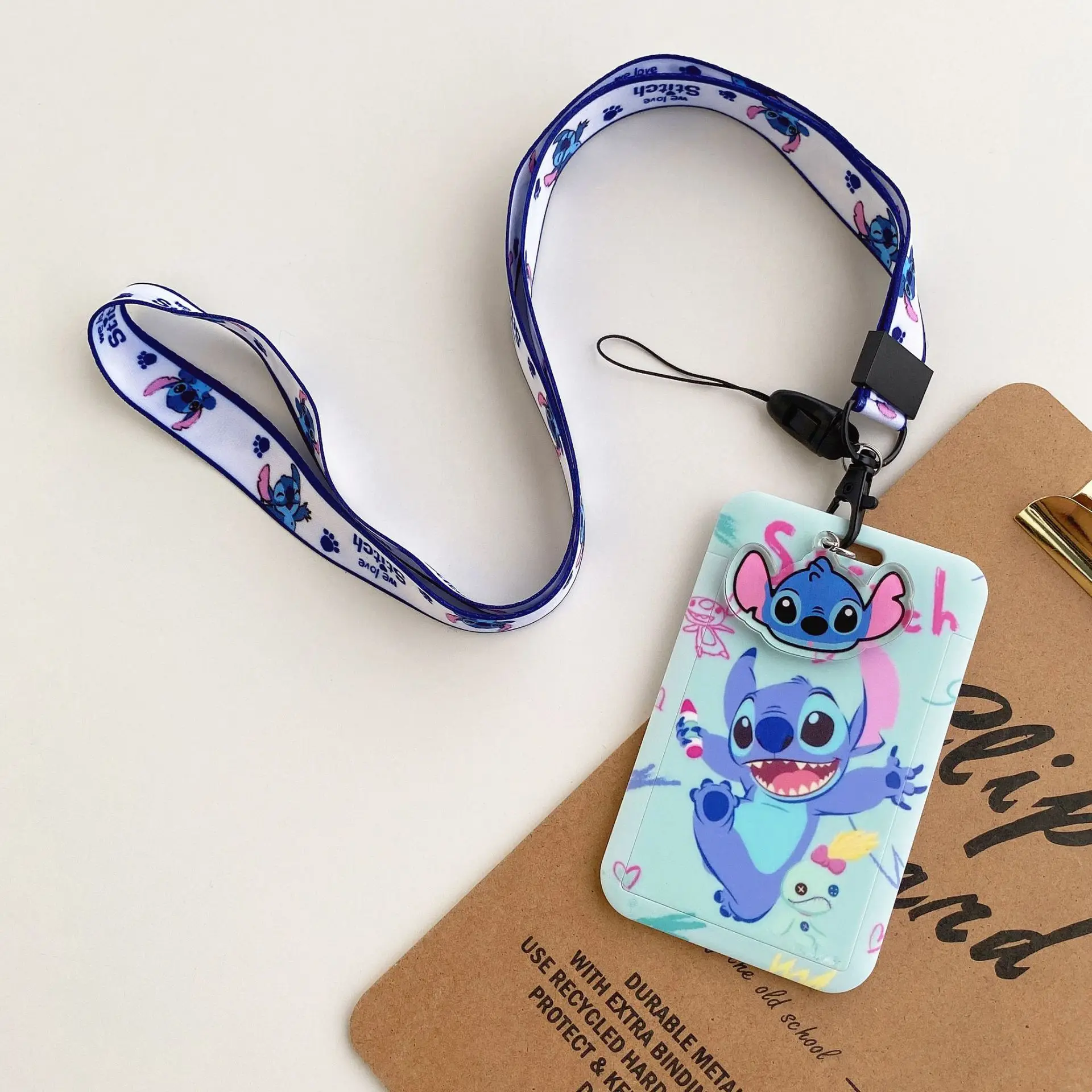 Брелок для идентификационных карт и шитья Disney милая Подвеска девочек держатель с
