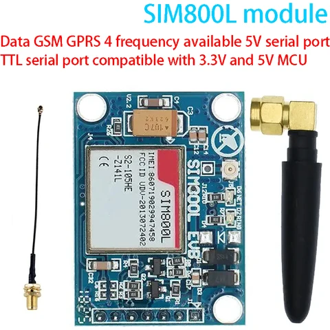Модуль SIM800L данных SMS GSM GPRS 4 частоты доступны последовательный порт 5 В