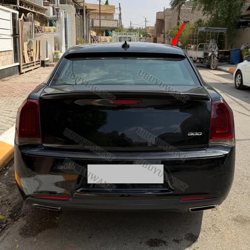 Фото Для Chrysler 300 300c 2011-2018 Высокое качество ABS пластик заднее крыло крыша задняя коробка украшенный спойлер №2
