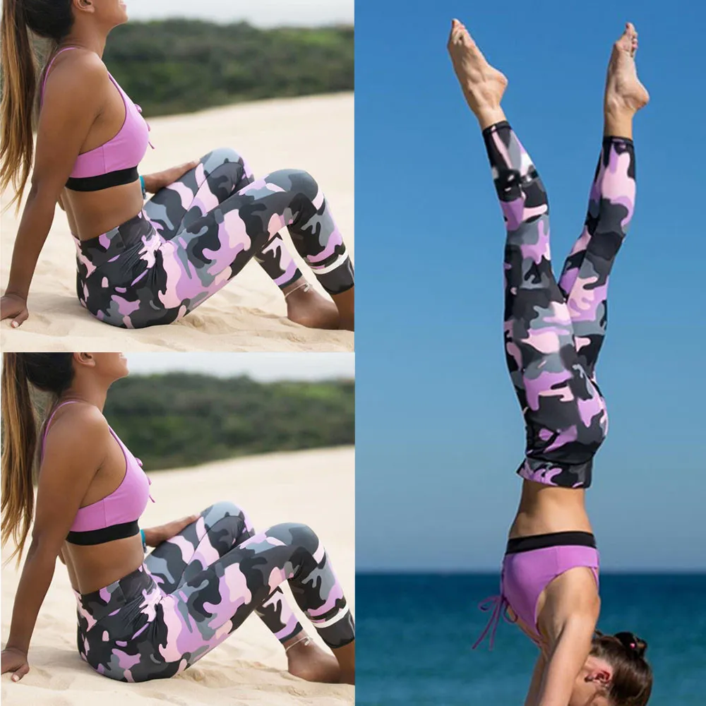 

Camouflage printed legging High Quality Women Ombre Legging Fashion Casual 3D High Waist Woman lift the hips Leggings