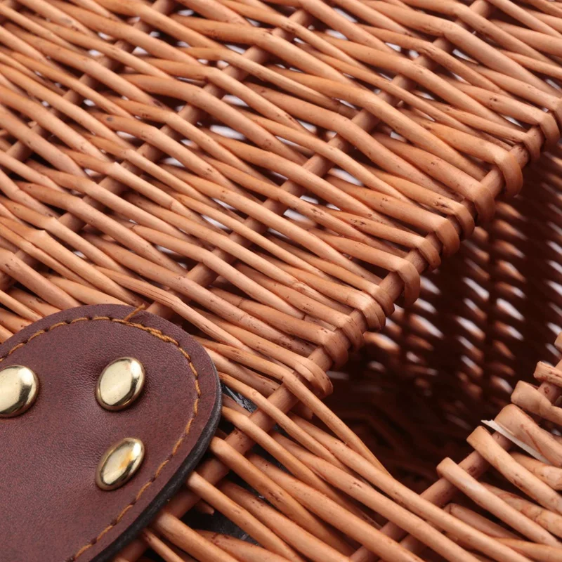 Плетеная корзина для рыбалки искусственная клетка рыболовная коробка уличная