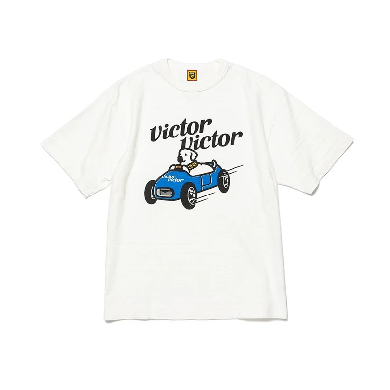 

Мужская/Женская хлопковая Футболка VICTOR 2023ss, y2k