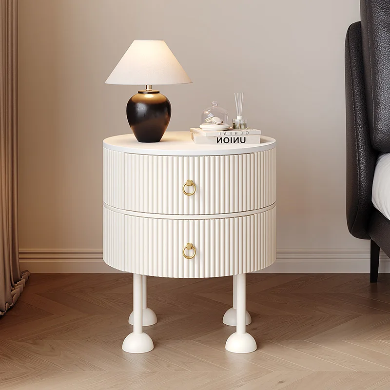 Эстетическая простая тумбочка с ящиком для хранения современная итальянская