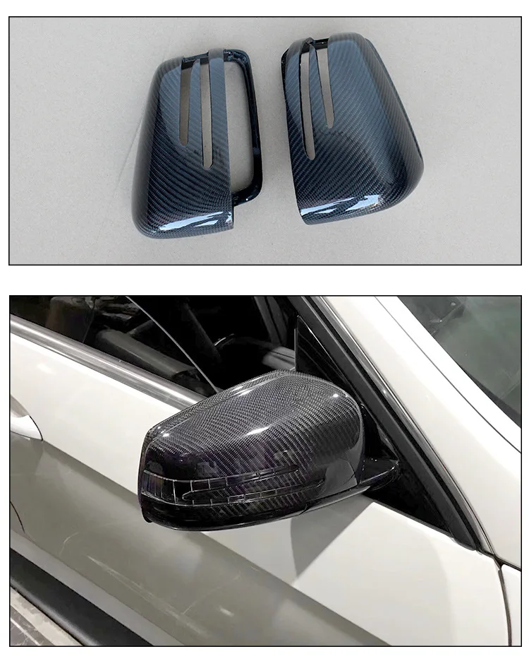 

For Mercedes-Benz A C E Class CLS GLE G Class CLA GLA W204 W176 W117 W207 X156 Carbon Fiber Reversing Rearview Mirror Shell LHD