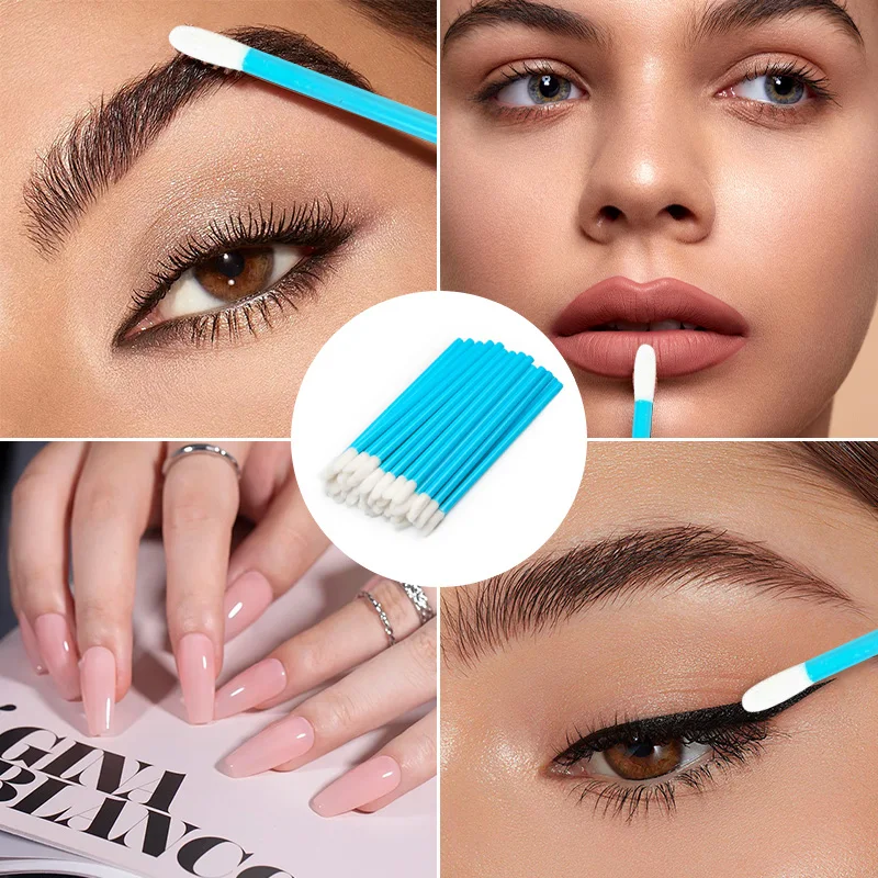 100 шт. одноразовые кисти для макияжа блеска губ помада палочки аппликатор полые